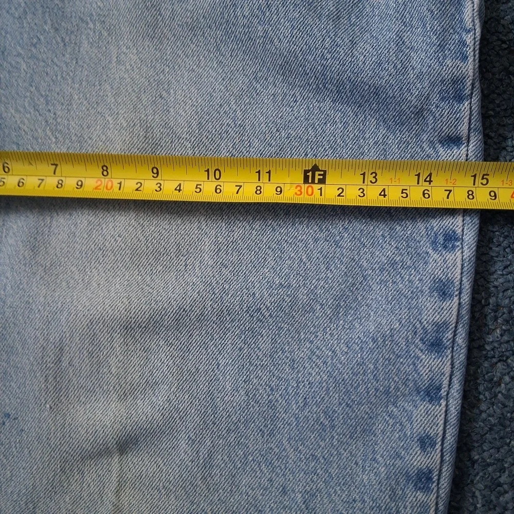Vtg Anchor Blue Beyond Baggy Jeans Men 38 X 30 Fits 36